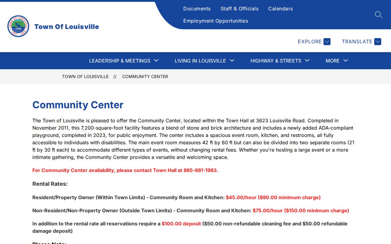 Louisville criminal history Town Hall records building